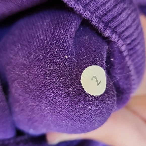 Lululemon Special Edition Scuba Hoodie Jacket Purple sz 2 Women's Yoga - Picture 6 of 7